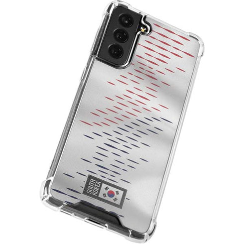 South Korea Soccer Flag Galaxy S21 FE Clear Case